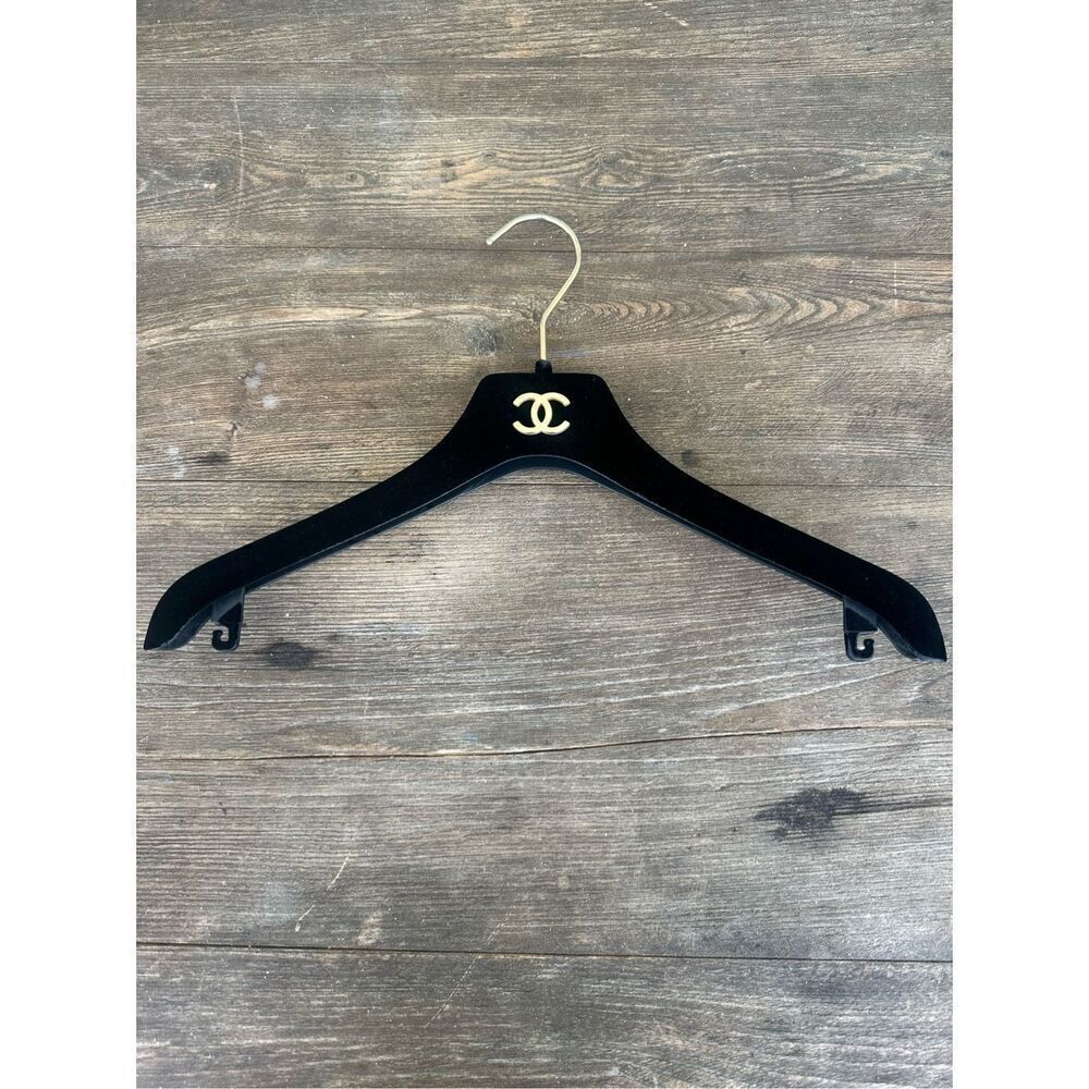 Chanel designer velvet hanger